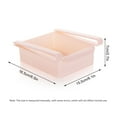 thumbnail image 4 of chaungfeng Refrigerator Storage Bin, Pull-Out Clear Plastic Drawer Organizer, for Kitchen, Pantry, Glass Shelves Organization, 4 of 5