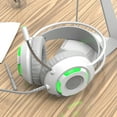 thumbnail image 3 of Ajazz AX120 - 7.1 Channel Stereo Gaming Headset Noise Cancelling Over Ear Headphones with Mic Bass Surround Soft Memory Earmuffs 50mm Drivers White, 3 of 7