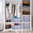 thumbnail image 6 of Foldable Fabric Storage Bin Home Cubes Clothing Organizer Bins Large Collapsible Box Basket for Home Organizer Cute Animals in The Snow, 6 of 7