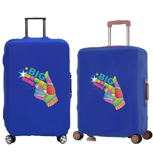 Travel Luggage Protective Cover Hand Pattern Travel Accessories Elastic Suitcase Case Apply To 18-28inch 8Hand009 M