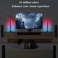 thumbnail image 5 of KAIYANG LIXINCORDA ZM-021 - Juego de 2 luces RGB de ambiente inteligente para escritorio, dormitorio, TV, juegos (enchufe estadounidense azul, multicolor), 5 of 5