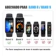 thumbnail image 2 of 2pzs Correa De Acero Inoxidable Moda Para Huawei Band 9 8, 2 of 8