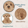 thumbnail image 5 of Labradoodle Small Plush Puppy, Dog Stuffed Animal, 7.8 inch, 5 of 5