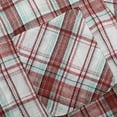 thumbnail image 3 of RongHuan Men Big and Tall Plaid Shirts Loose Fit Long Sleeve Work Shirt Casual Button Down Shirt Jacket with Pockets, 3 of 5