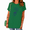 Green, variant on White Women's Casual Cute Lady Navy Line Astronaut Planet Balloon Space Graphic Short Sleeve T-Shirt Tops