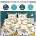 thumbnail image 2 of Colorful Yellow Banana Bedding Set Couple Bedclothes Pillowcase Customized Home Textiles Bed Set for Bedroom Decoration, 2 of 6
