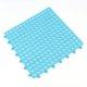 thumbnail image 1 of 6 alfombrillas antideslizantes de PVC para baño y cocina, 30 x 30 cm, color azul, 1 of 5