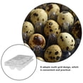 thumbnail image 4 of 50pcs Transparent Quail Egg Cases Plastic Quail Egg Boxes Reusable Small Eggs Packaging Case, 4 of 8