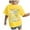 Yellow, variant on Gubotare Summer Tops for Girls Girls' Oversized T Shirts Short Sleeve Crewneck Summer Casual Loose Tops Tees (Yellow,Size 2-3 Years)