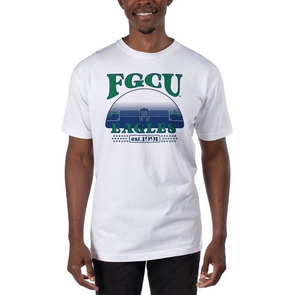 Men's Uscape Apparel White Florida Gulf Coast Eagles T-Shirt