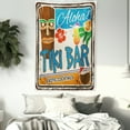 thumbnail image 3 of Tiki Bar Tapestry, Rusty Vintage Sign Aloha Exotic Cocktails and Coconut Drink Antique Nostalgic, Wall Hanging for Bedroom Living Room Dorm Decor, 60W X 80L Inches, Multicolor, by Ambesonne, 3 of 5