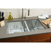 Hahn Small Radius Extra Large 60/40 Double Bowl Sink