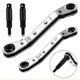 thumbnail image 2 of 1 Set Ratchet Manual Wrench Refrigeration Service Wrench Set Air Condition Refrigeration Valve Hand Tools 1/4 3/8 3/16 5/16, 2 of 5
