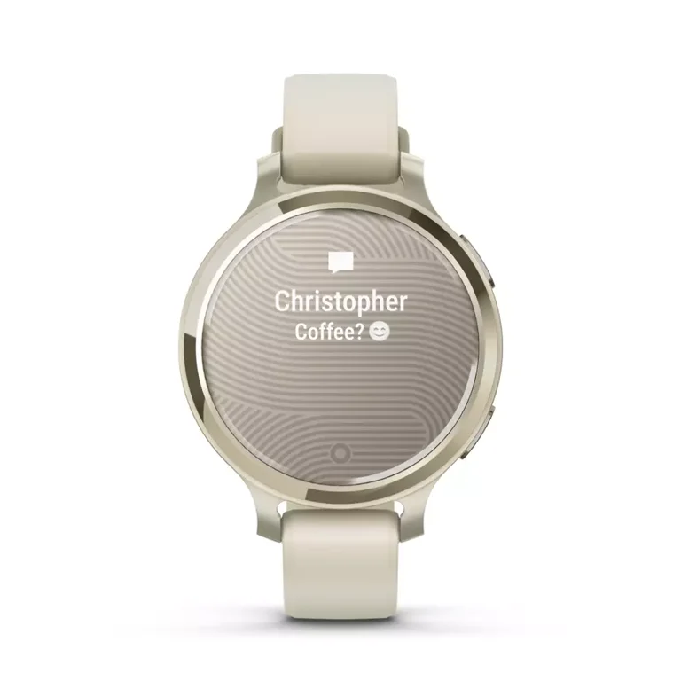 断*K様 GARMIN Lily 2 Active Gold/Bone スマート Garmin Lily 2 Active 38 mm Women Small and Stylish GPS Smartwatch