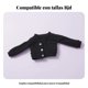 thumbnail image 5 of predolo Cárdigan para Muñeca Diseño con Botones Chaqueta de Punto para Muñeca BJD Delicado y Cómodo, 5 of 5