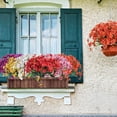 thumbnail image 2 of ZOELNIC Artificial Flowers Outdoor 6 Bundles UV Resistant Fake Flowers for Outside No Fade Faux Plastic Plants Garden Porch Window Box Decorating (Orange), 2 of 12