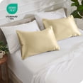 thumbnail image 6 of Bare Home Satin Pillowcase Set of 2 - Silky Soft for Hair and Skin - Envelope Closure - King 20x36, Champagne, 6 of 7