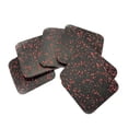 thumbnail image 1 of Siruishop 6Pcs Treadmill Mat Thickened for Weight Benches Dumbbell Racks Exercise Bike red, 1 of 8
