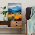 thumbnail image 5 of Misty Missoula Montana Canvas Print, Abstract City Landscape, Home Wall Decor, 5 of 8