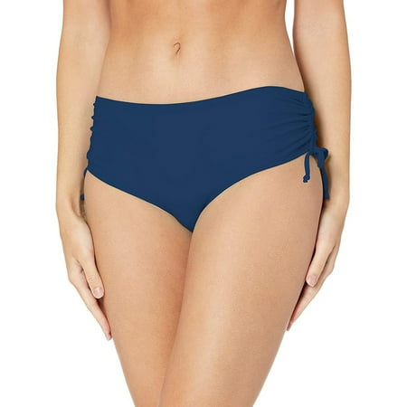 HYSYSB Thong Bathing Suit for Women bikini Bottoms for Women side Tie Bikini Bottom ruched Swim Bottoms shorts82% Nylon 18% Spandexhigh Waist Daily Woman bikini Shorts Navy XL