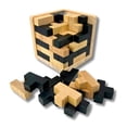 thumbnail image 3 of Cubo de rompecabezas de madera: Cool Gadgets para escritorio, rompecabezas de bloques y rompecabezas de cubos para adultos y adolescentes - 54 piezas en forma de T, 3 of 5