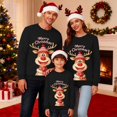 thumbnail image 2 of SUXIAN Family Christmas Sweatshirt Long Sleeve Crewneck Print Soft Lightweight Parent Child Outfits Kids Sweatshirt, 2 of 7
