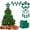 Green, variant on Gqtwoy 24-Piece Flocked Christmas Ball Set with Star Tree Topper, Irregular Shaped Holiday Ornaments, Velvet Finish Christmas Tree Decorations, Festive Home Décor and Wreath Accessories