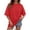 Red #1, variant on WULMLEO Women's Oversized Crew Neck T-Shirt Casual Soft Cotton Short Sleeve Tops Lightweight Breathable for Summer Daily Wear Lounge Beach Vacation Red M