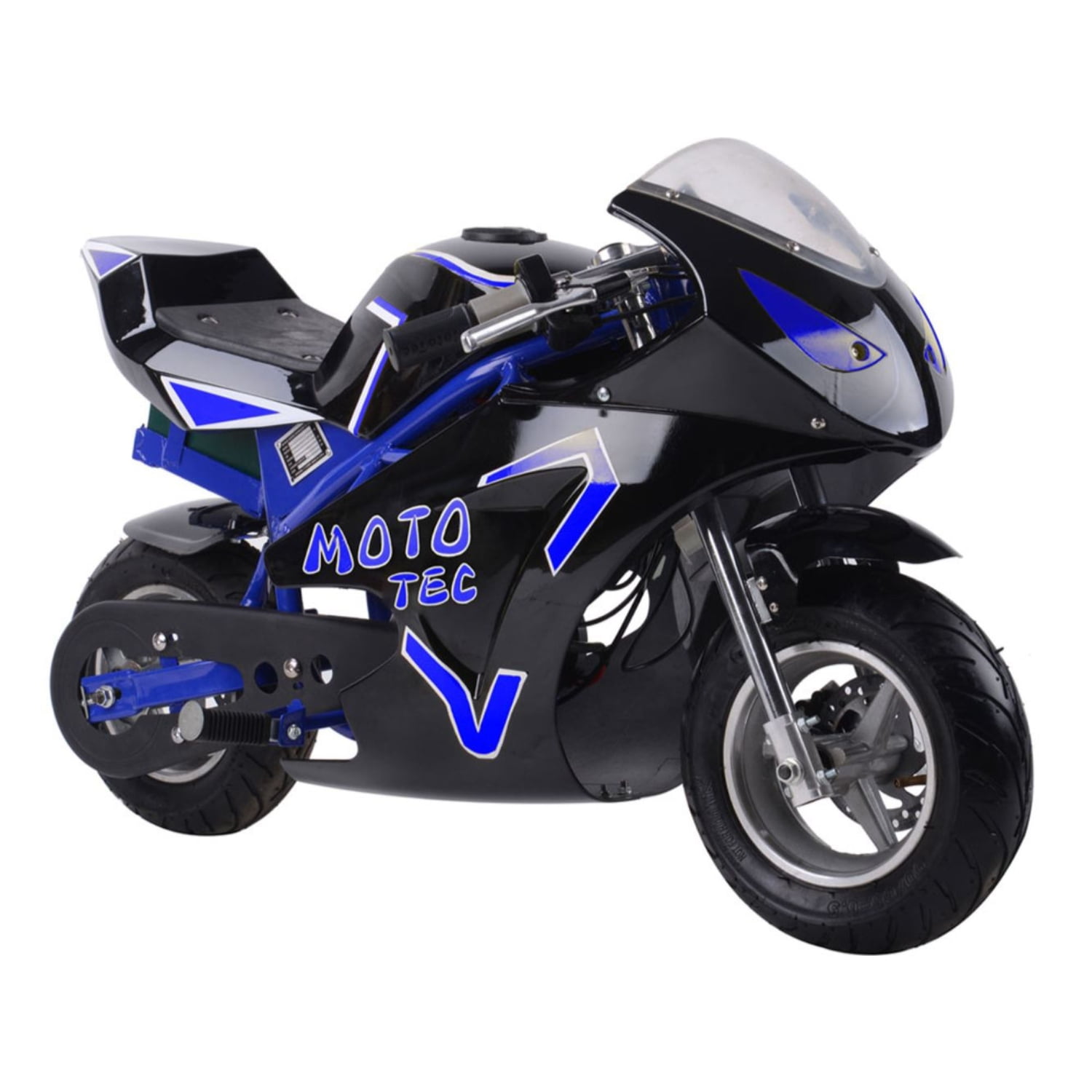 partido Republicano administrar oferta MotoTec 36v 500w Electric Powered Pocket Bike Mini Motorcycle GT Blue -  Walmart.com