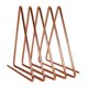 thumbnail image 5 of Organizador del clasificador de archivos del estante del libro del triángulo de la estantería de escritorio moderna BLESIY Triangle Book Rack, 5 of 8