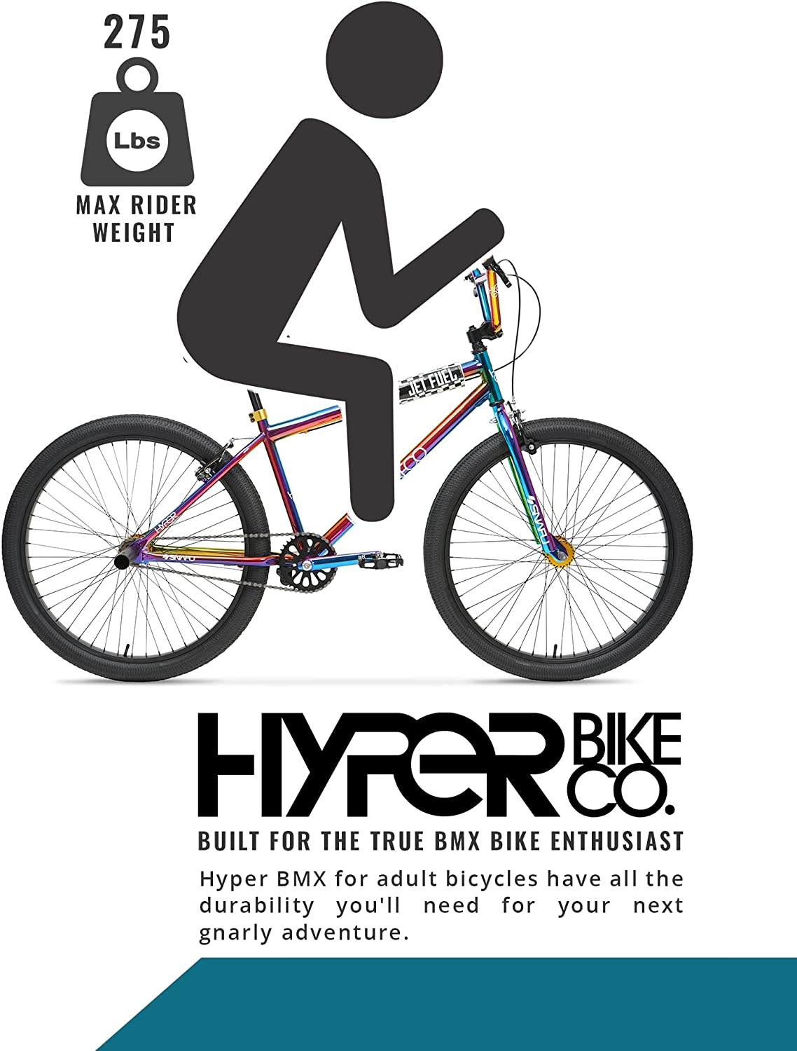 Hyper Bicycles 26" Jet Fuel BMX Bike for Adults - image 3 of 8