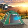 thumbnail image 5 of Olurrisa 7x7ft Pop-Up Camping Tent for 4-5 Person, Instant Setup Family Tent with 2 Mosquito Nets, Waterproof Windproof Green, 5 of 9