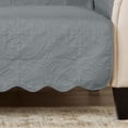 thumbnail image 6 of Reversible Quilted Furniture Protector, Machine Washable Slipcover, Sofa, Mirage Gray / Flax, 6 of 6