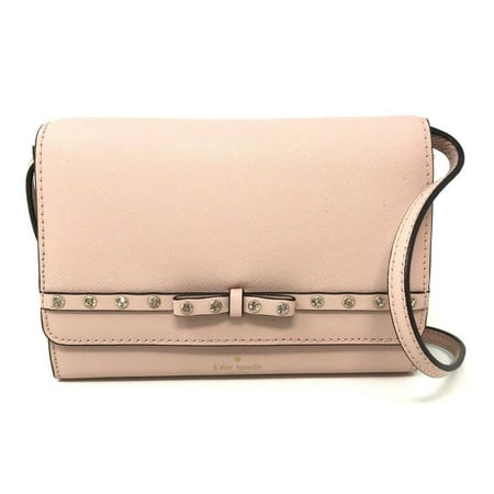 Kate Spade New York Women's Laurel Way Jeweled Leather Crossbody Bag - Warm Vellum