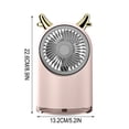 thumbnail image 3 of Kieccall USB Plug In Misting Humidifying Fan Portable Cooling Device For Home Office Desktop Summer Moist Cooling, 3 of 6
