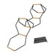thumbnail image 2 of Escalera de agilidad Equipo de entrenamiento de pies para fitness de rugby Escalera de entrenamiento de agilidad 6 cuadrículas, 2 of 8