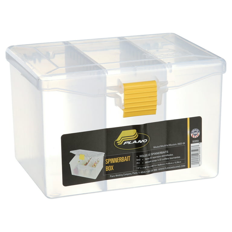 Plano Stowaway Spinner Bait Box, Holds up to 22 Spinner Baits