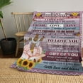 thumbnail image 5 of to My Goddaughter Throw Blanket, Goddaughter Gifts from Godmother Godfather, Baptism Gift for Goddaughter Godchild, Birthday Graduation Gifts for Goddaughter, Christening Gifts for Girls, 5 of 6