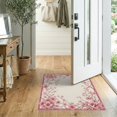thumbnail image 2 of ODIKA Pink Round Ribbon Coquette Boho Vintage Border Seamless Scattered for Hallway, Study Room, Playroom, Non-Slip Low Profile, 2 of 7