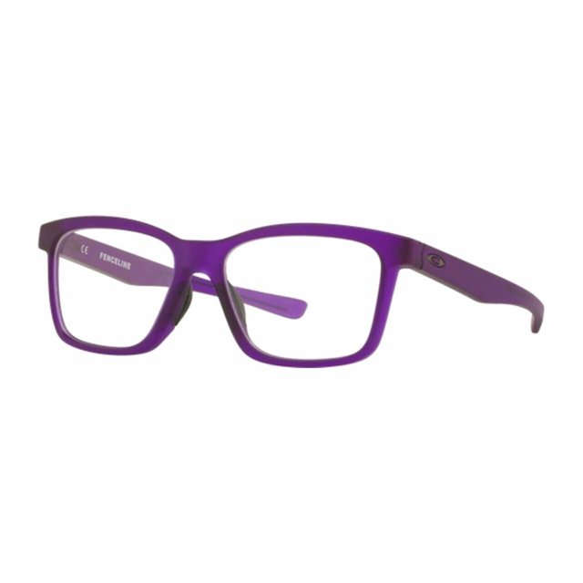 Oakley OX8069-1153 Fenceline Frosted Purple Square Rectangulares anteojos de plástico para hombre Oakley OX8069-1153