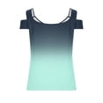thumbnail image 5 of Xihbxyly Sleeveless Tops for Women Casual Summer Fashion Gradient Print V-Neck Tank Tops Casual Loose Fit Sleeveless Standard Straps Shirts Basic Clothing, 5 of 5
