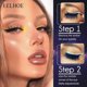 thumbnail image 4 of Delineador de ojos Eelhoe, pestañas postizas autoadhesivas, suaves, naturales, rizadas, gruesas, 3 unidades, dorado y morado, 4 of 5
