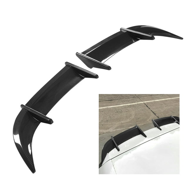 Aile de Spoiler, 2 Pcs Aile de Spoiler de Coffre Arrière de Voiture Pare-Vent Universel Aile de Spoiler Arrière Réduction de Pression Couvercle de Spoiler Aile Compatible avec Modèle MK6