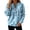 Blue #17, variant on Sweatshirts for Women Long Sleeve Quarter‑zip Loose Fit Cozy Sweatshirts Print Casual Winter Fall 2026 Pullover Tops Khaki S