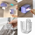 thumbnail image 5 of GleamNest Wall Mounted Toilet Wipes Holder Clear, 5 of 8
