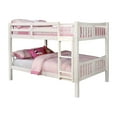 thumbnail image 3 of Furniture of America Sophie Wood White Full/Full Kids Bunk Bed, 3 of 6