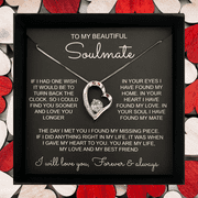 TRENDY HOME TROUVE To My Soulmate/Wife Necklace Gift for Valentine Fiance/Girlfriend Gifts for Her