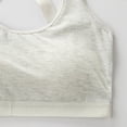thumbnail image 4 of Xdegoge Girls Training Bra Developmental Stage Bras Soft Breathable Stretch Brassiere Beautiful Crisscross Back Straps Workout Daily Wireless Underwear Full Coverage Intimates, 4 of 6
