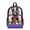 violet Bow Girl Star Heart, variant on ZIATUBLES Clear Backpack, Heavy Duty Fabric & PVC Transparent Bookbag with Cool Dalmatian Tropical Drink Print, Large Capacity See Through Backpack for School College Work Travel Security