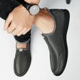 thumbnail image 5 of Men's Brown Full Grain Leather Slip-On Comfort Walking Casual Shoes, 5 of 5